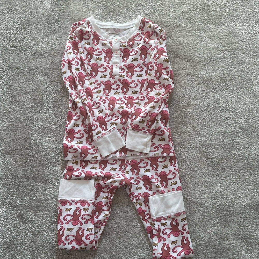 Roller Rabbit - Kids Monkey Pajamas